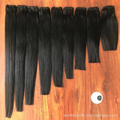 Vietnamese Super Double Drawn Virgin Mink Raw Unprocessed Human Hair Weave Extensions Remy Bone Straight Human Hair Vendors